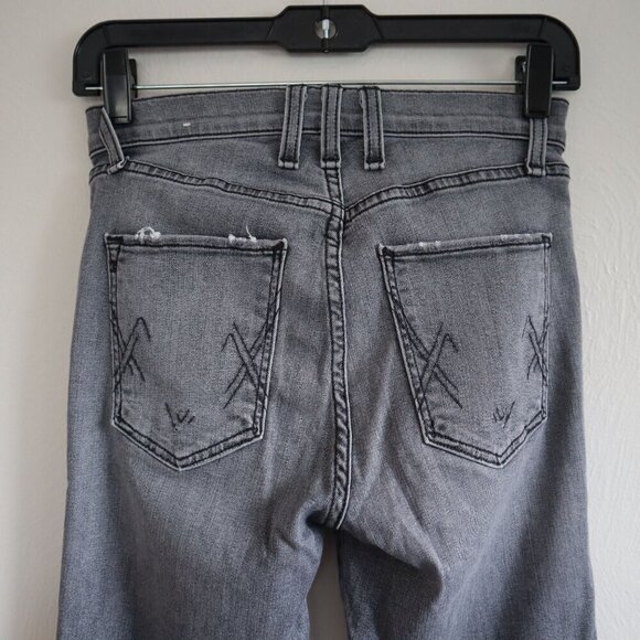 Anthropologie Mcguire Star Patch Skinny Jeans Size 24 - Picture 8 of 10